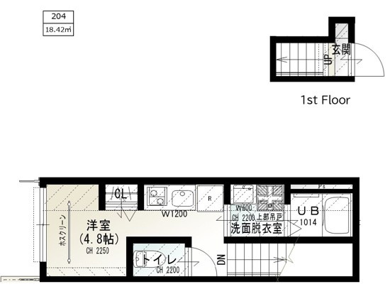 東京都杉並区天沼１丁目 間取り
