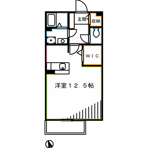 KEENA South 間取り