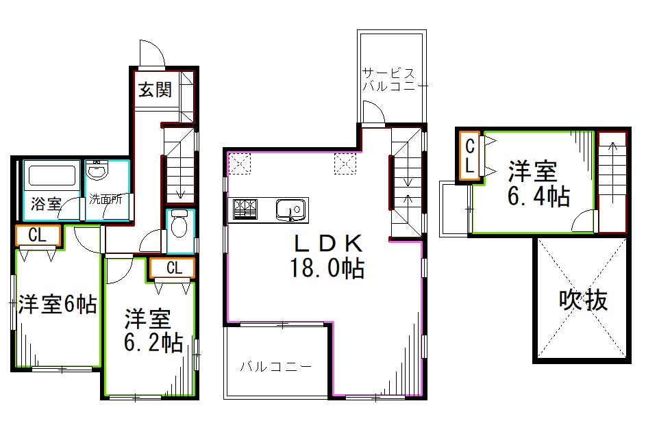 東京都杉並区今川３丁目 間取り