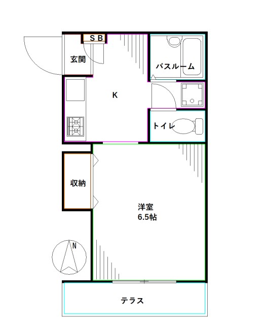 東京都杉並区高円寺南３丁目 間取り