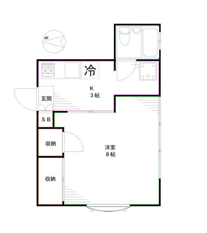 東京都杉並区阿佐谷南３丁目 間取り