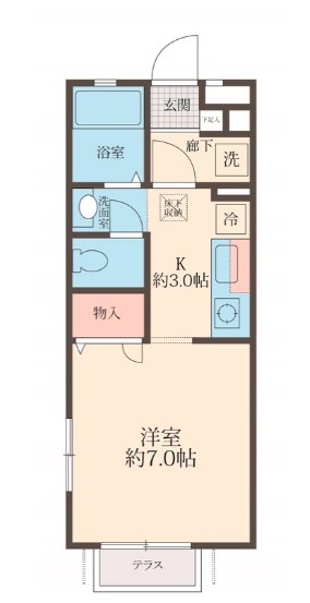 東京都中野区江古田４丁目 間取り