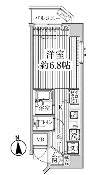 東京都中野区東中野２丁目 間取り