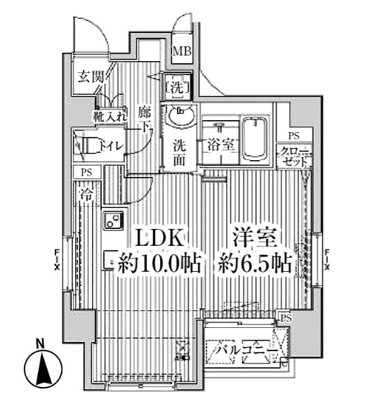 東京都中野区東中野２丁目 間取り