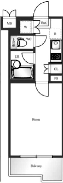 ルーブル荻窪伍番館  間取り図