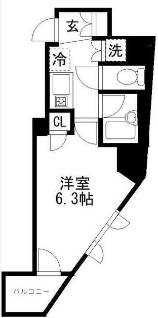 東京都新宿区西新宿５丁目 間取り