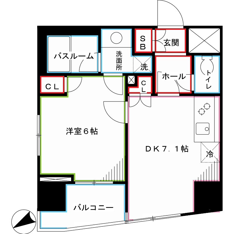 アリーチェ中落合 間取り