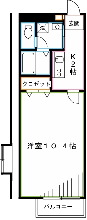 アンプルールフェールKOKI 間取り