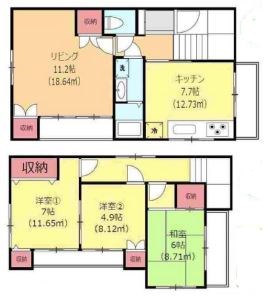 東京都新宿区北新宿３丁目 間取り