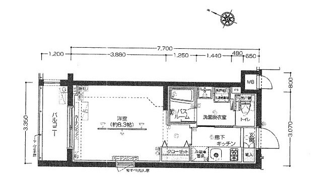 東京都新宿区北新宿１丁目 間取り