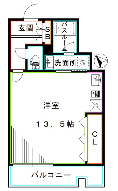 東京都中野区東中野４丁目 間取り
