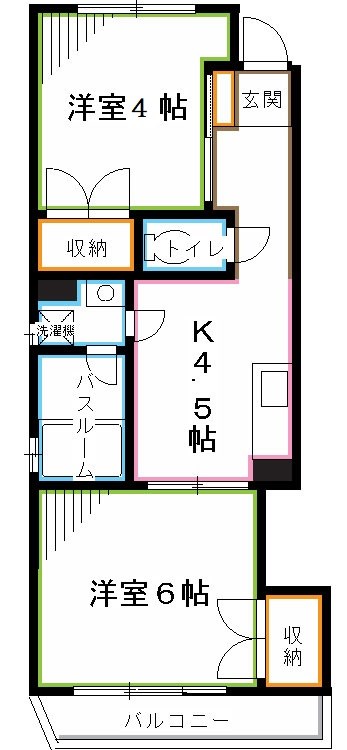 東京都杉並区下井草３丁目 間取り