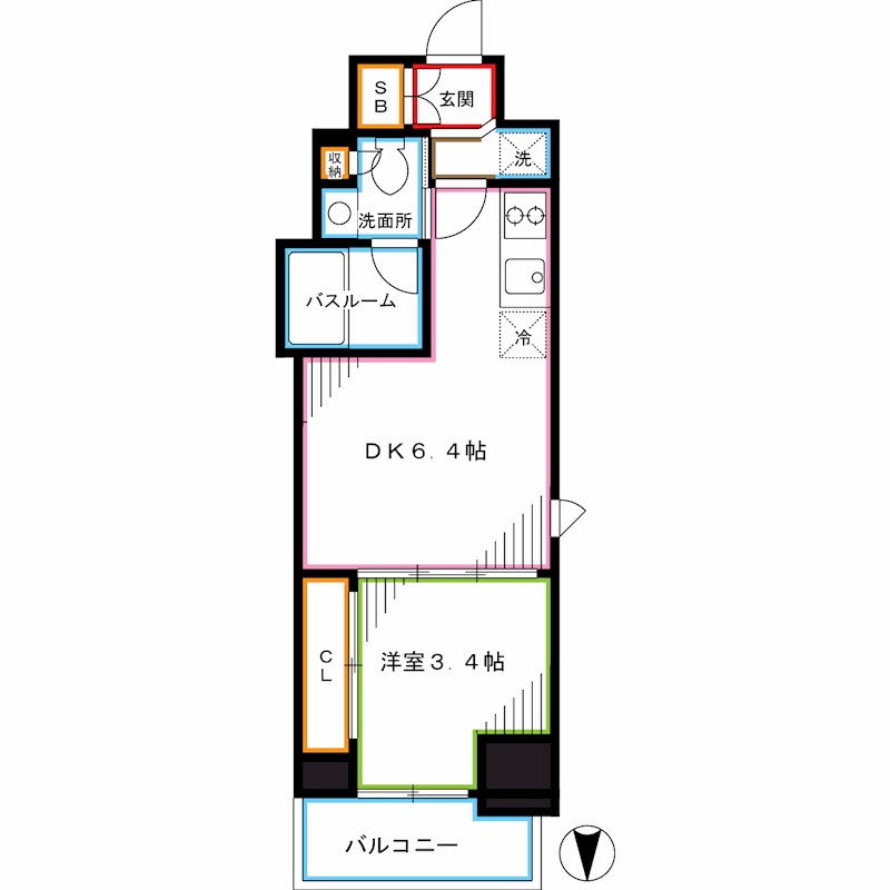 東京都中野区弥生町１丁目 間取り