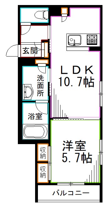 東京都杉並区下井草３丁目 間取り