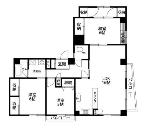 東京都杉並区宮前４丁目 間取り