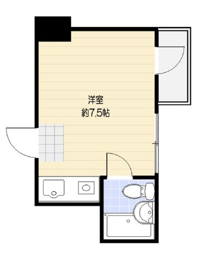 東京都新宿区西新宿８丁目 間取り