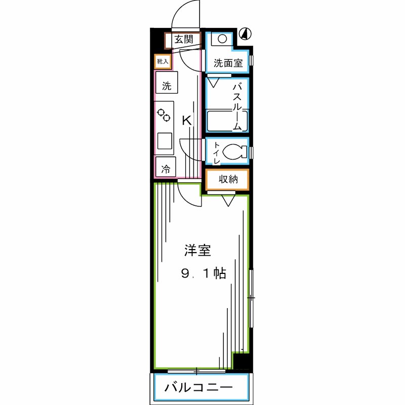 東京都中野区野方１丁目 間取り