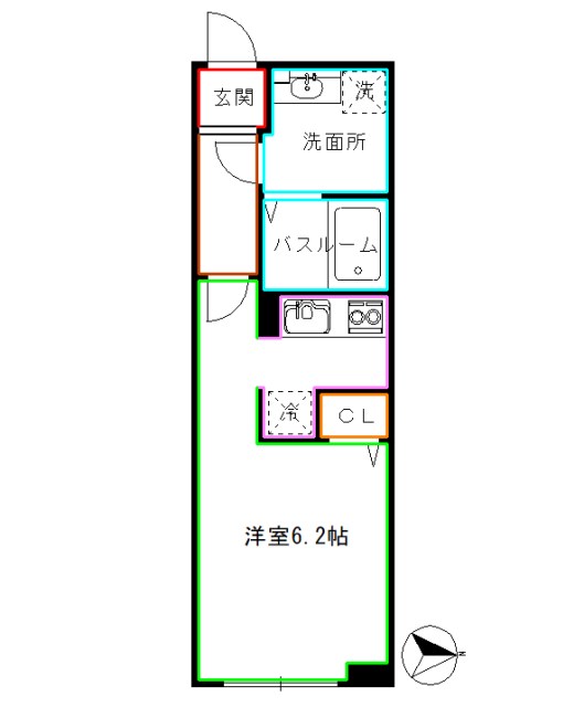 東京都新宿区中井１丁目 間取り