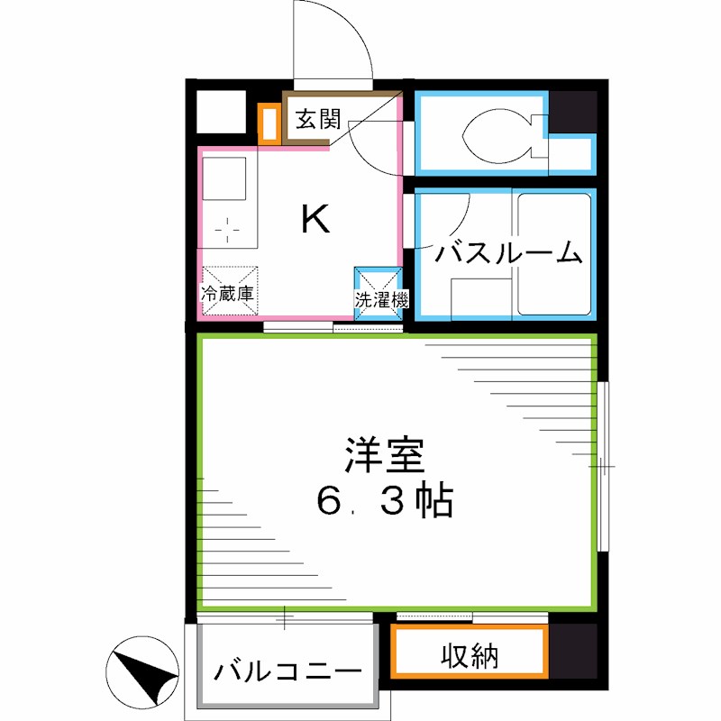 東京都杉並区天沼３丁目 間取り