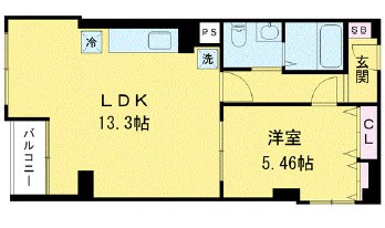 東京都中野区弥生町５丁目 間取り