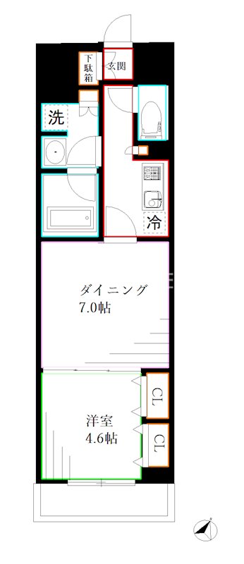 テラス荻窪  間取り