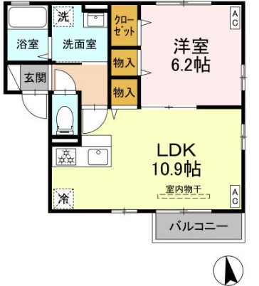 エスペランサ　B棟 間取り
