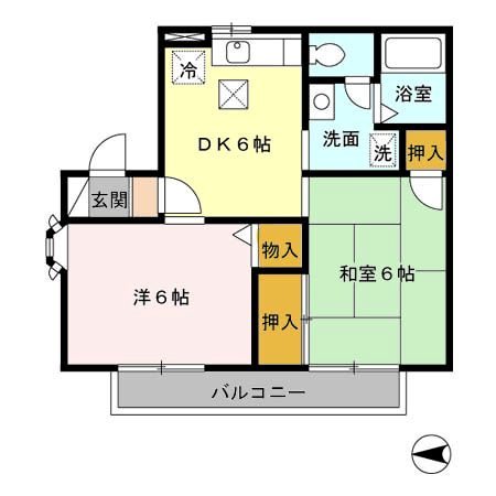 ガーデンヒルズ　Ｃ 間取り