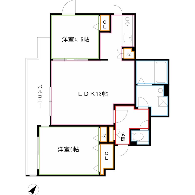LAPis吉祥寺 間取り