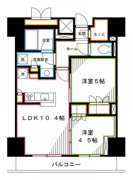 セリオ落合東中野 間取り