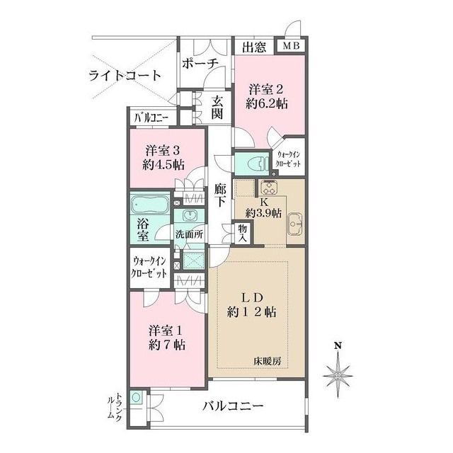 びゅうパルク中野上ノ原 間取り