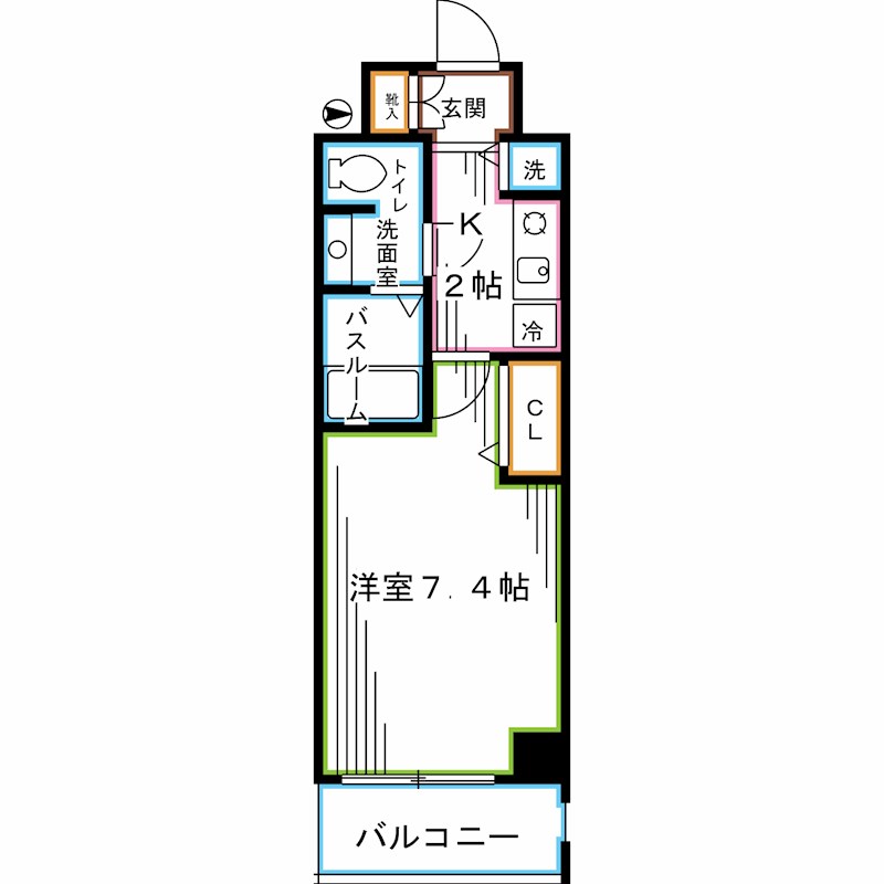 東京都中野区中央５丁目 間取り