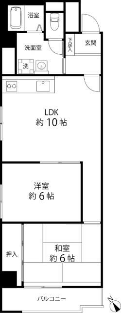 グランドール久米川 間取り