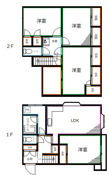 東京都中野区若宮３丁目 間取り