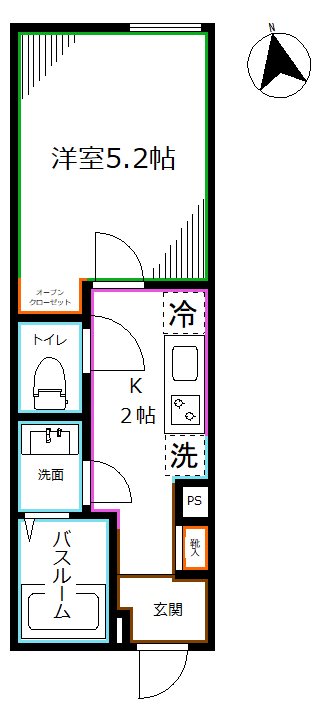 東京都杉並区阿佐谷北２丁目 間取り