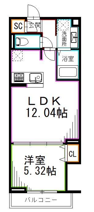 東京都杉並区上荻４丁目 間取り