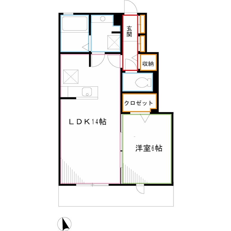 北野翠亭 Ⅱ 間取り