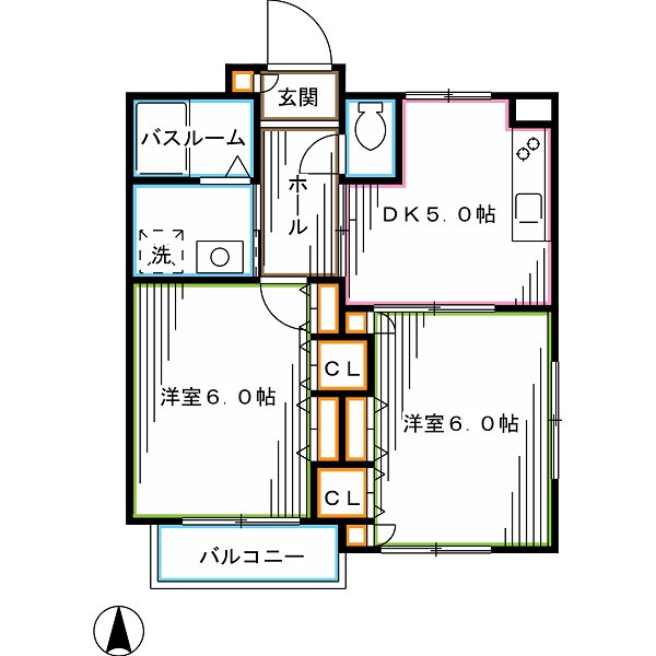 東京都中野区大和町１丁目 間取り