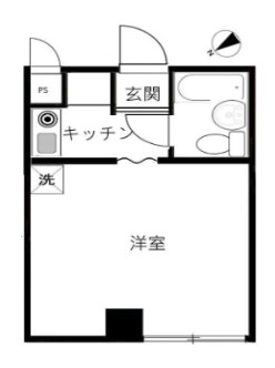 東京都新宿区西新宿４丁目 間取り