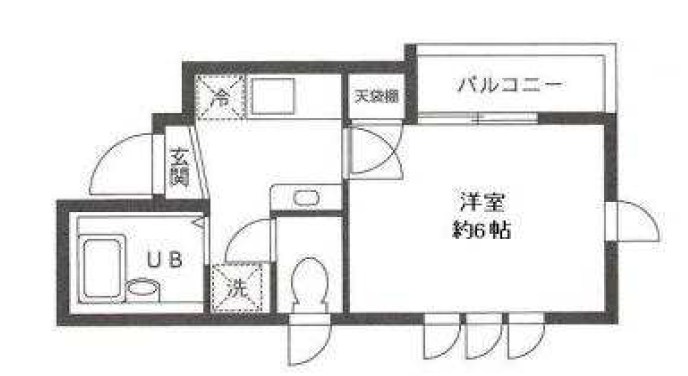 東京都新宿区中落合４丁目 間取り