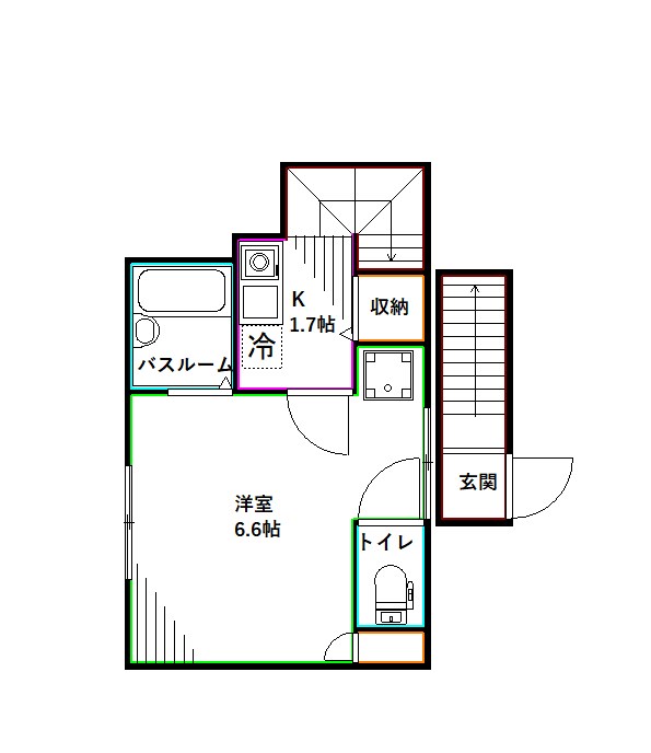 東京都杉並区高円寺北３丁目 間取り
