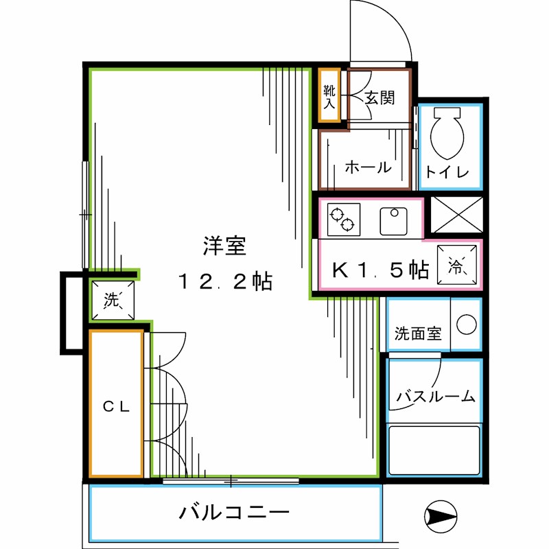 東京都杉並区和田２丁目 間取り
