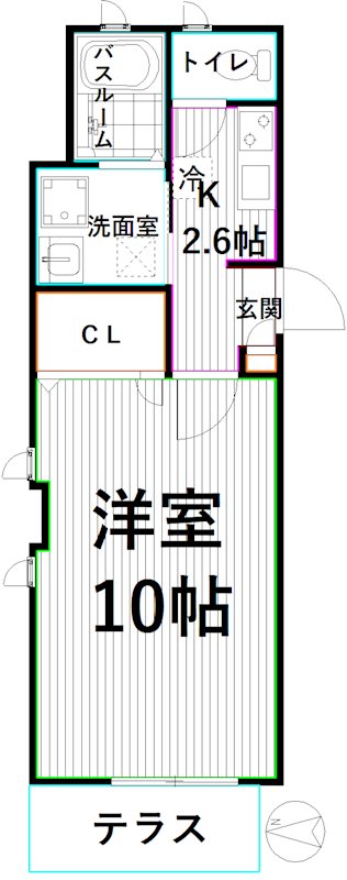 東京都杉並区高円寺北２丁目 間取り
