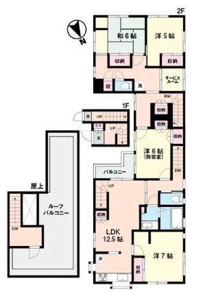 東京都中野区松が丘１丁目 間取り