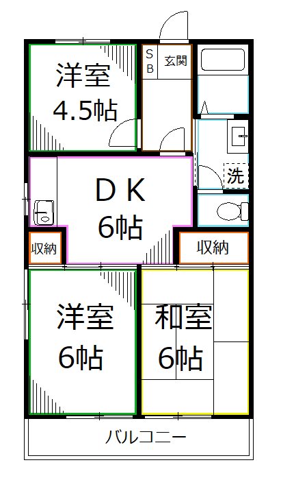 Rallyマンション 間取り