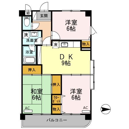 サニーヒルズＫ 間取り