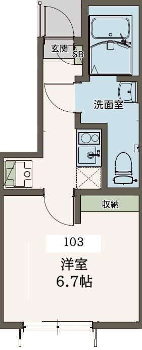 Agrande Nishi-Kokubunji 間取り図