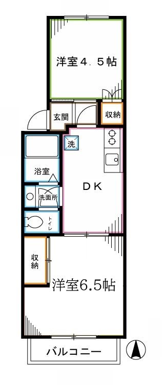 アーバンハイム川本  間取り