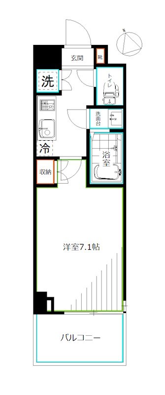 東京都中野区中野３丁目 間取り