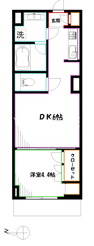 パレステージ武蔵小金井Ⅱ 間取り
