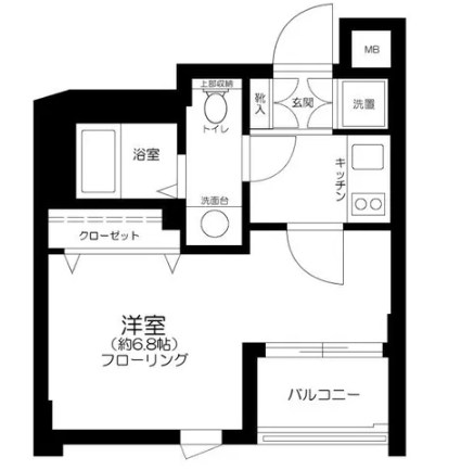 東京都中野区弥生町４丁目 間取り